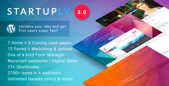 Download Free Startuply v3.0.10 – Multi-Purpose Startup Theme