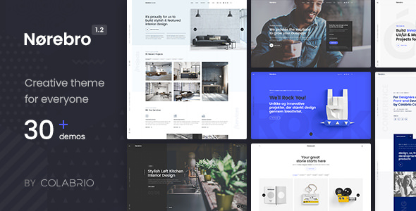 Download Free Norebro v1.2.8 – Creative Multipurpose WordPress Theme
