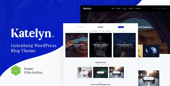 Katelyn v1.0.2 – Creative Gutenberg Blog WordPress Theme