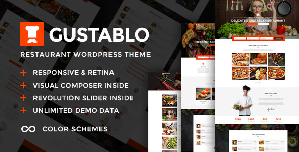 Download Free Gustablo v1.0 – Restaurant & Cafe Responsive Theme