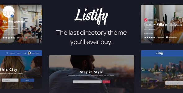 Download Free Listify v2.5.0 – Themeforest WordPress Directory Theme