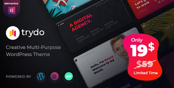 TRYDO V1.1.1 – CREATIVE AGENCY & PORTFOLIO WORDPRESS THEME