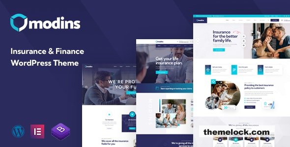 Modins v1.0.3 – Insurance & Finance WordPress Theme