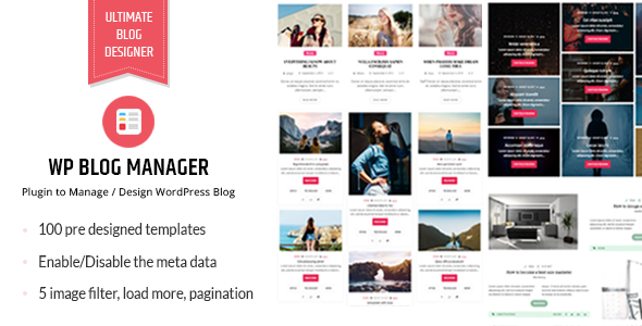 Download Free WP Blog Manager v1.0.9 – Plugin to Manage Design Blog