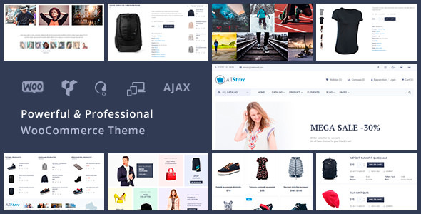 Download Free AllStore v1.2.0 – Universal WooCommerce Shop Theme