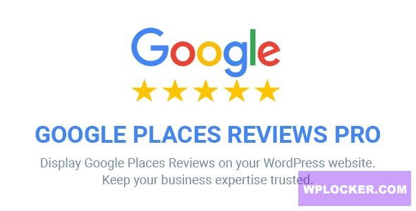 Google Places Reviews Pro v2.5 – WordPress Plugin