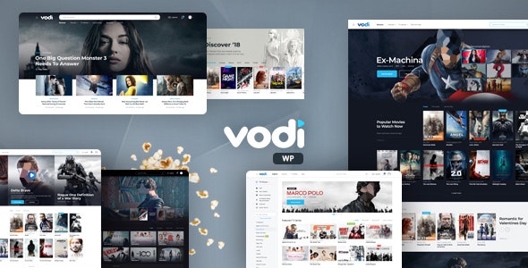 Vodi v1.2.12 – Video WordPress Theme for Movies & TV Shows