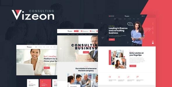 Vizeon v1.0.8 – Business Consulting WordPress Themes