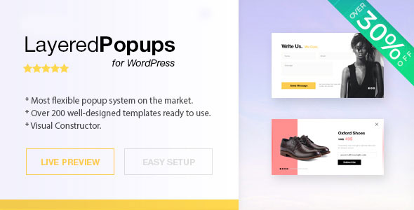 Download Free Layered Popups for WordPress v6.40