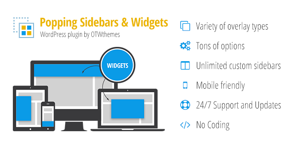 Download Free Popping Sidebars and Widgets for WordPress v2.15