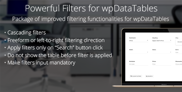 Download Free Powerful Filters for wpDataTables v1.0