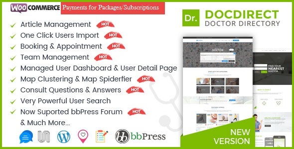 Download Free Directory DocDirect v7.8 – Theme for Doctors and Healthcare