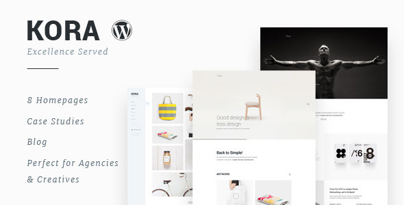 Download Free Kora v2.0 – Portfolio, Agency WordPress Theme