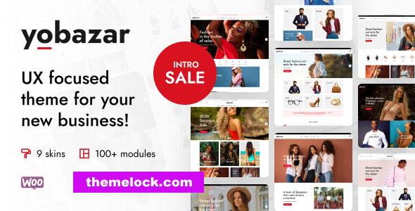 Yobazar v1.2.1 – Elementor WooCommerce WordPress Theme