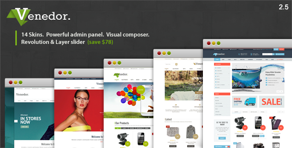 Download Free Venedor v2.5.10 – WordPress + WooCommerce Theme