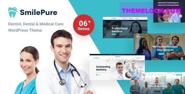 SmilePure v1.4.2 – Dental & Medical Care WordPress Theme