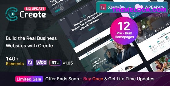 Creote v2.3 – Consulting Business WordPress Theme