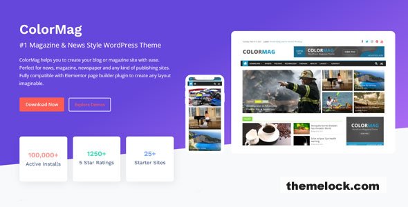 ColorMag Pro 3.5.1 – #1 Magazine & News Style WordPress Theme