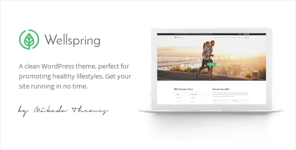 WELLSPRING V2.5 – HEALTH, LIFESTYLE & WELLNESS THEME