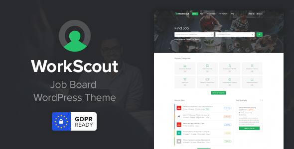 Download Free WorkScout v1.5.07 – Job Board WordPress Theme