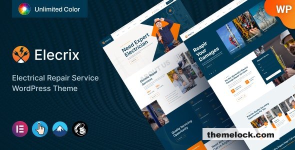 Elecrix v1.0.1 Ð Electrical Repair Services WordPress Theme