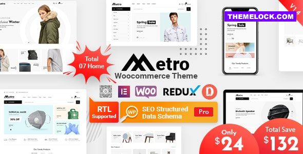 Metro v2.4 – Minimal WooCommerce WordPress Theme