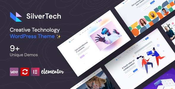 Silvertech v1.10 – Creative WordPress Theme