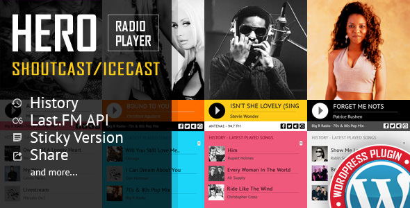 Download Free Hero v1.6.5 – Shoutcast and Icecast Radio Player