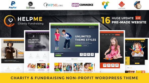Download Free HelpMe v2.5 – Nonprofit Charity WordPress Theme