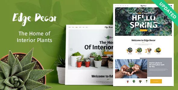Edge Decor v1.2.5 – A Modern Gardening & Landscaping Theme