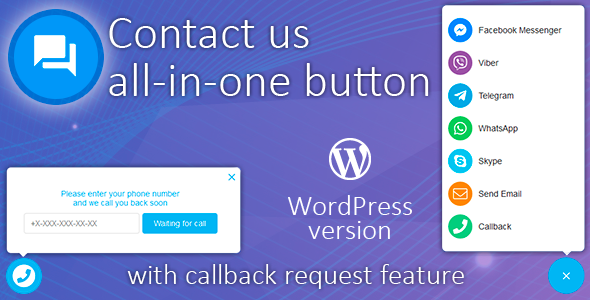 Download Free Contact us all-in-one button with callback v1.5.2