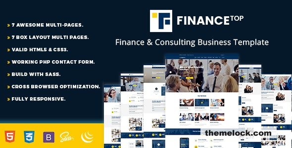 Finance Top – Consulting HTML Template