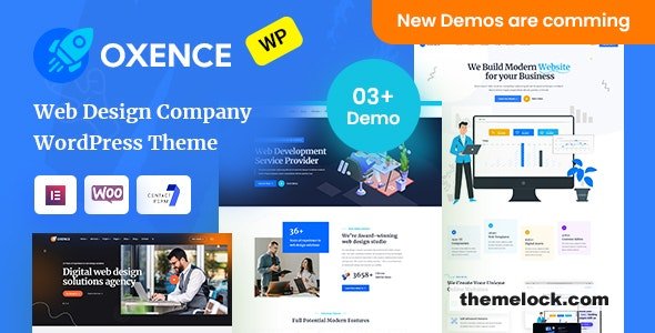 Oxence v1.2.1 – Web Design Agency Elementor WordPress Theme