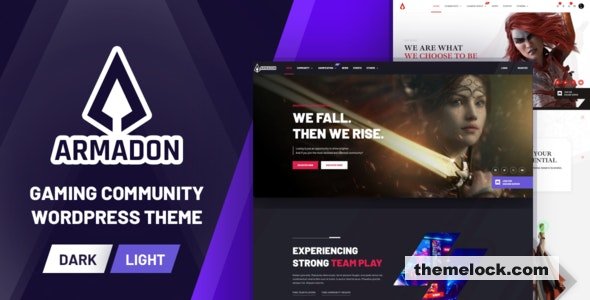 Armadon v1.1.1 – Gaming Community WordPress Theme