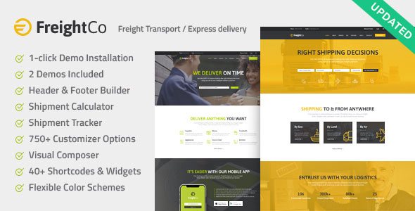 [Download] FreightCo v1.1.2 – Transportation & Warehousing Theme