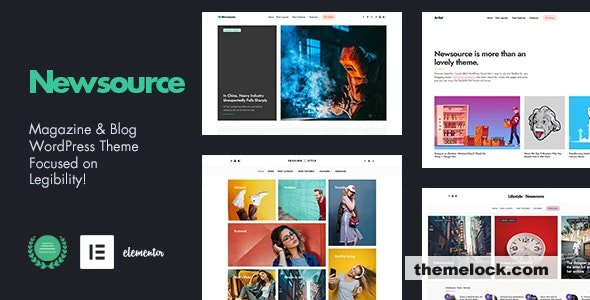 Newsource v1.6 – Multi-Concept Blog Magazine