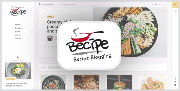 BECIPE V1.3 – RECIPE BLOGGING WORDPRESS THEME