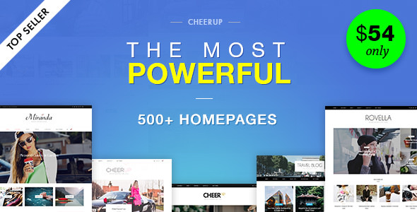 Download Free CheerUp v5.0.1 – Blog / Magazine – WordPress Blog Theme