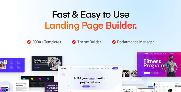 Landio v2.0.5 – Multi-Purpose Landing Page WordPress Theme