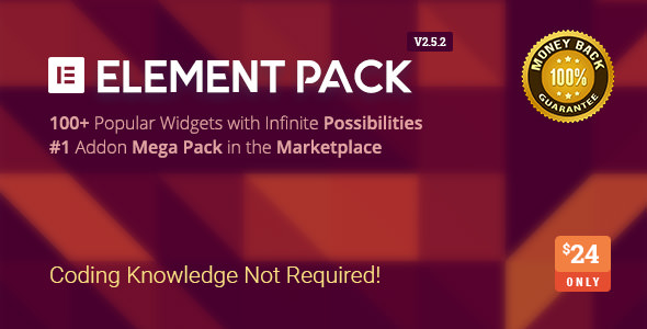 Download Free Element Pack v2.5.2 – Addon for Elementor Page Builder