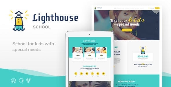 Lighthouse v1.2.7 – School for Handicapped Kids with Special Needs WordPress Theme