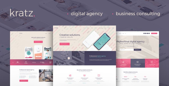 Kratz v1.0.7 – Digital Agency Marketing and SEO WordPress Theme