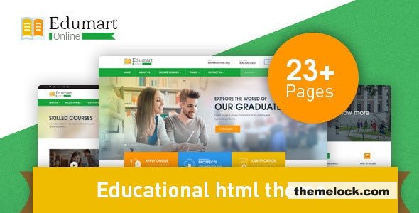 Edumart v1.0.3 – Education HTML Template