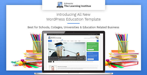 Download Free Edmento v1.1 – Education WordPress Theme