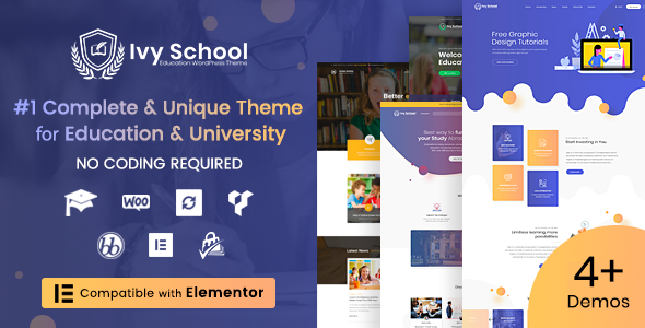 IVY SCHOOL V1.4.3 – EDUCATION, UNIVERSITY & SCHOOL THEME