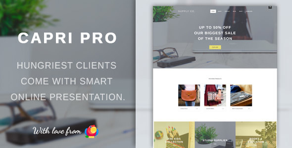 Download Free Capri Pro v1.1.22 – Minimalist eCommerce Store Theme