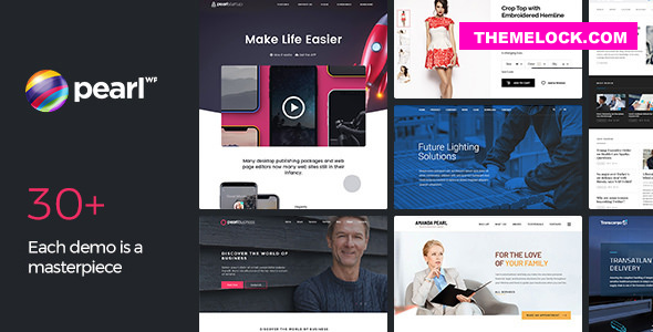 PEARL WP V3.3.1 – CORPORATE BUSINESS WORDPRESS THEME