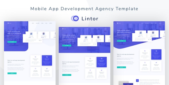 LINTOR V1.0 – MOBILE APP DEVELOPMENT AGENCY TEMPLATE