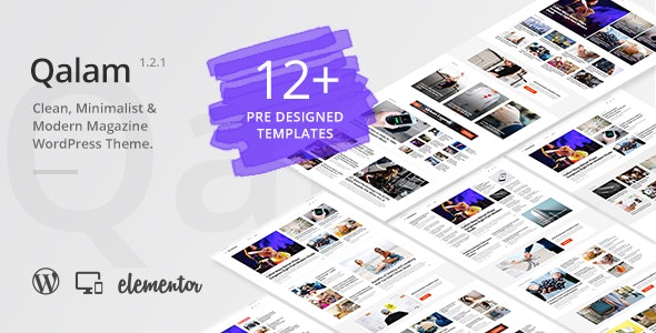 [Free Donwload] Qalam v1.2.5 – NewsPaper and Magazine WordPress Theme