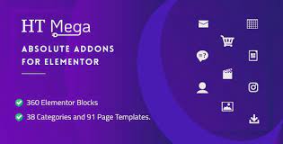 HT Mega Pro v1.5.1 – Absolute Addons for Elementor Page Builder NULLED